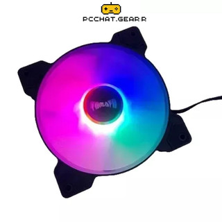 Quạt tản nhiệt,Fan led RGB Tomato C50 12cm cắm nguồn trực tiếp không cần Hub màu đẹp dịu mắt không chói quá vào ban đêm