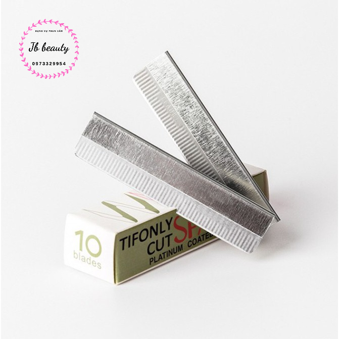 Dao Cạo Lông Mày Hộp 10 Cây Sắc Bén