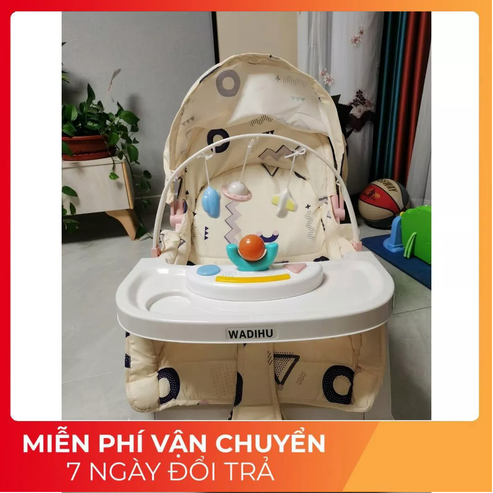 NÔI BẬP BÊNH,GHẾ ĂN DẶM KIÊM NÔI, BẬP BÊNH 5 IN 1 cho bé cao cấp