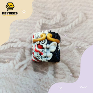 Artisan Keycap - Nút bàn phím cơ resin handmade Wukong Trắng Đỏ