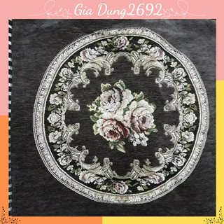 Gối vuông lụa hoa gấm sang trọng