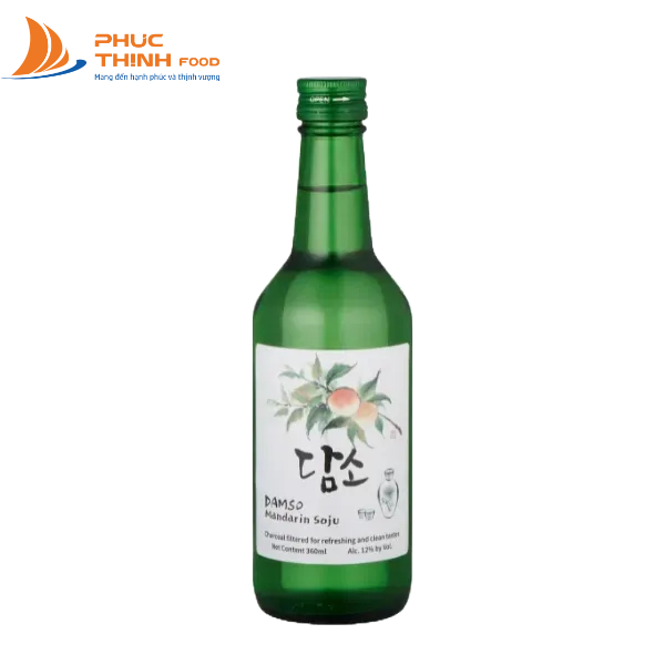 Soju Damso Hàn Quốc Vị Quýt 360ml