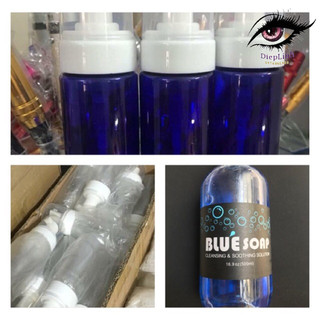 500ml Dung Dịch Lau Mực Xăm Bluesoap siêu đặc, Chai Tạo Bọt Lau Vết Xăm /Dcpx Linh Diệp