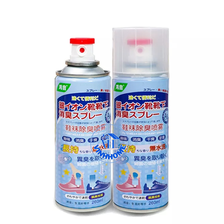 Chai xịt khử mùi hôi giày, chân, tất 260ml - Công nghệ Nano bạc khử mùi, khử khuẩn 99% vinhhome.store
