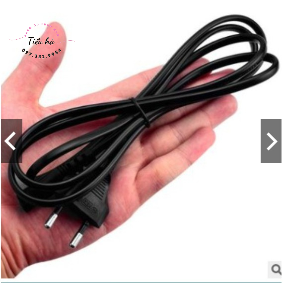 Dây Nguồn Số 8 - Dây Nguồn 2 Cửa cắm biến áp, máy hơ gel, đèn ring...