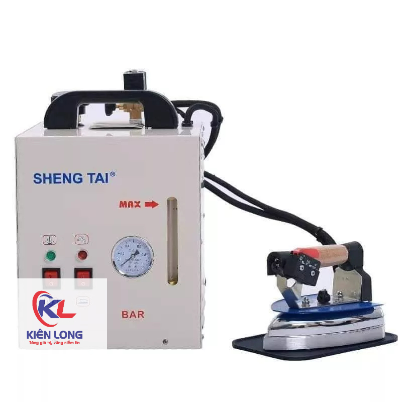 Bộ nồi hơi bàn ủi mini 3KW   SHENGTAI 💥 CHÍNH HÃNG 💥 Nồi hơi có van xả đáy hàng ch