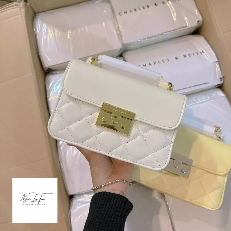 Túi xách nữ CNK đinh trám đủ màu size 19 Hàng L1- T45