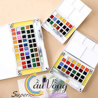 Màu Nước dạng Nén SUPERIOR 12/18/24/30/36/48 (kèm cọ nước) . Màu của hạnh phúc và những niềm vui