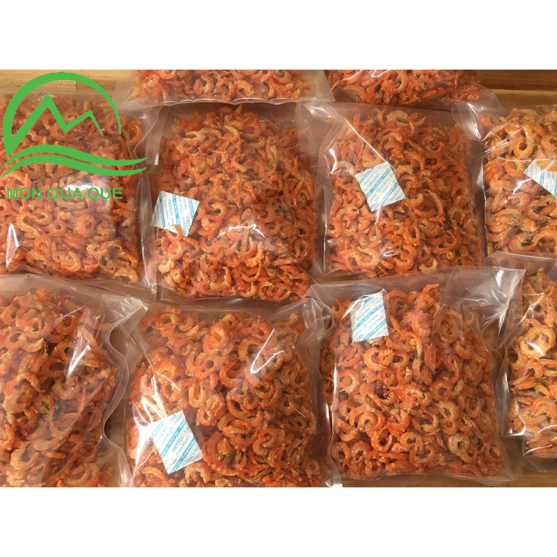 TÔM ĐẤT KHÔ  HIỆU NGÂN QUÊ-CÀ MAU thuần tự nhiên  gói 100gr dùng thử