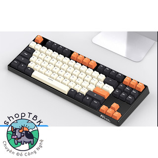 Bàn phím rk987 bản limited với keycap carbon/chalk/classic- không dây Bluetooth 5.1+Wireless 2.4G+Type C hotswap