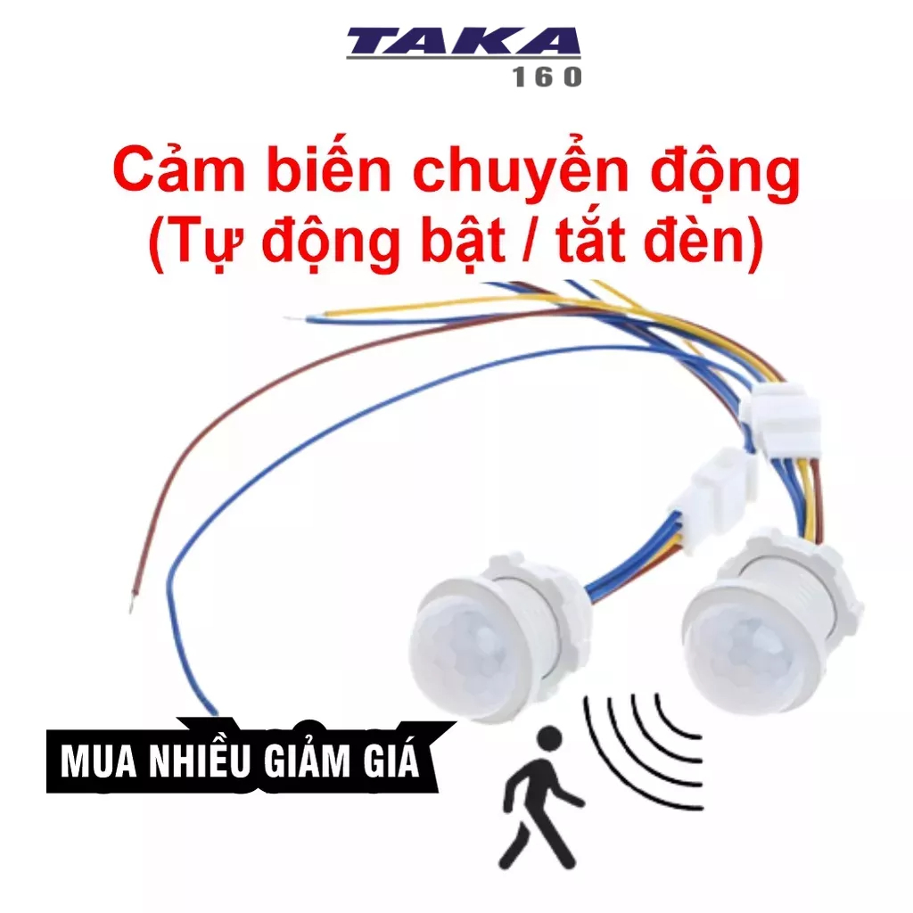 Công tắc cảm biến chuyển động tự động bật tắt đèn khi có người qua công tắc cảm biến chuyển động hồng ngoại