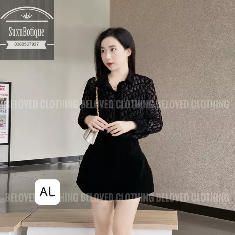 Sơ mi Nhung Hàng New bao đẹp(Kèm ảnh Sát Chất)