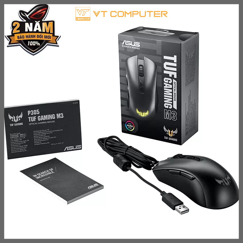 Chuột Gaming Asus TUF / M3 / Bảo Hành 24 Tháng