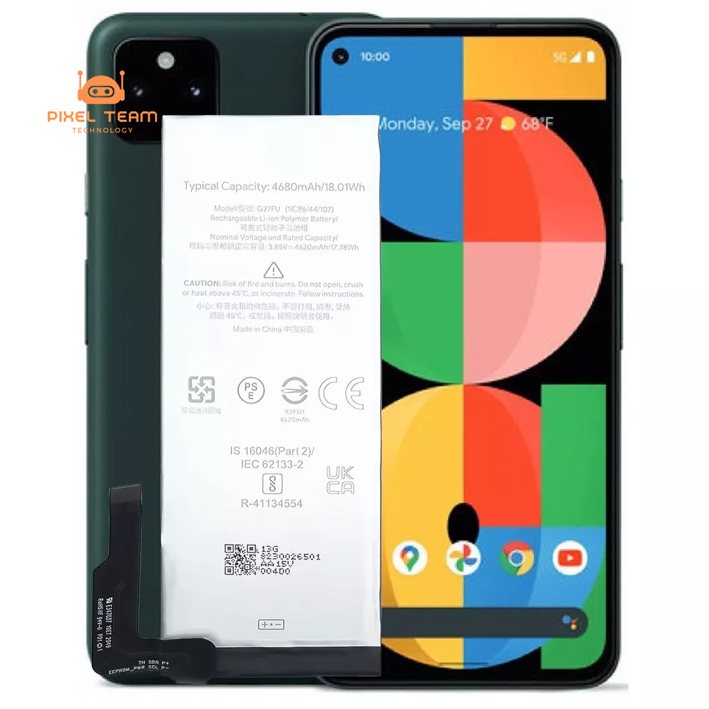 Pin Pixel 5a Pin Zin Thay Thế Cho Điện Thoại Google Pixel 5a 4680mAh G27FU