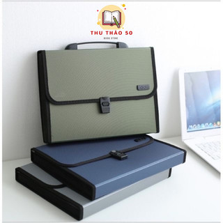 Cặp bìa file 13 ngăn deli 5556.