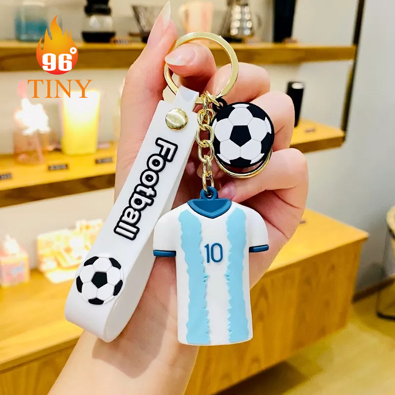 Móc khóa áo bóng đá Messi bản lĩnh, quà tặng bạn bè