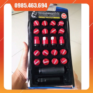 Bộ 20 con ốc rays, ốc màu mâm ô tô