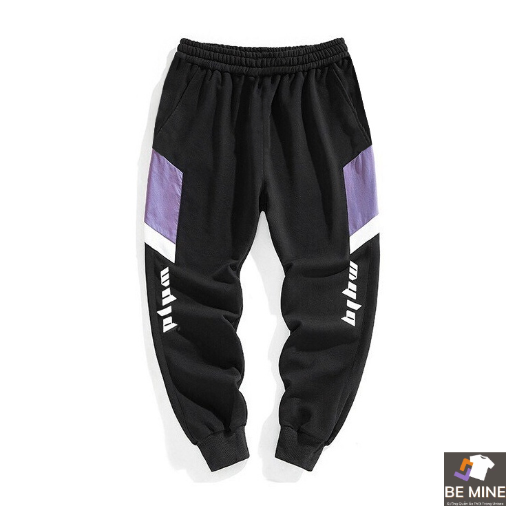 Quần Dài Nam Nữ Unisex Chất Vải Thun Dọc Tím Mula MQU076