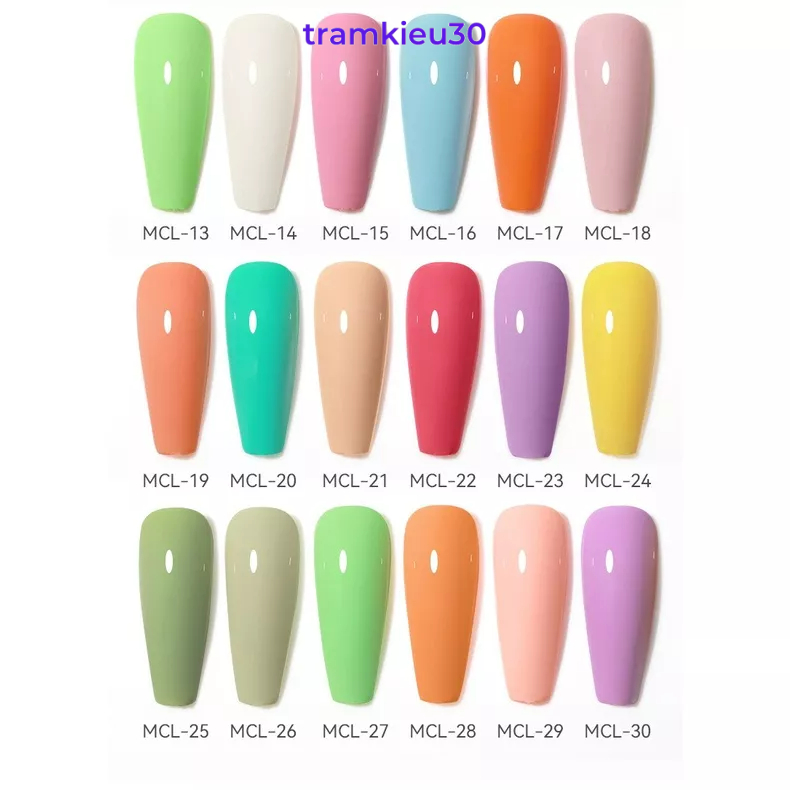 Sơn Gel AS Chai Xanh Mã MCL CAO CẤP Mới 2023 |pastel