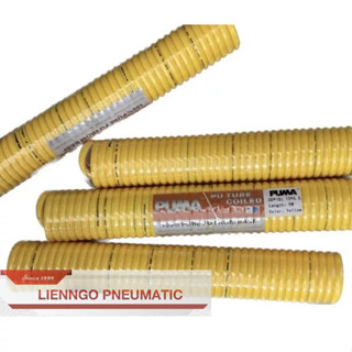 <HÀNG CAO CẤP> Dây xoắn khí ruột gà PUMA chịu áp lực cao kèm 2 đầu cắm nhanh 6m 9m 12m