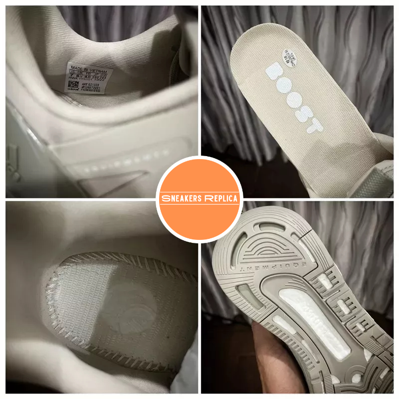 Giày thể thao EQT Equipment Plus màu Xám Cốm - Nhẹ êm thoáng khí Boost nén