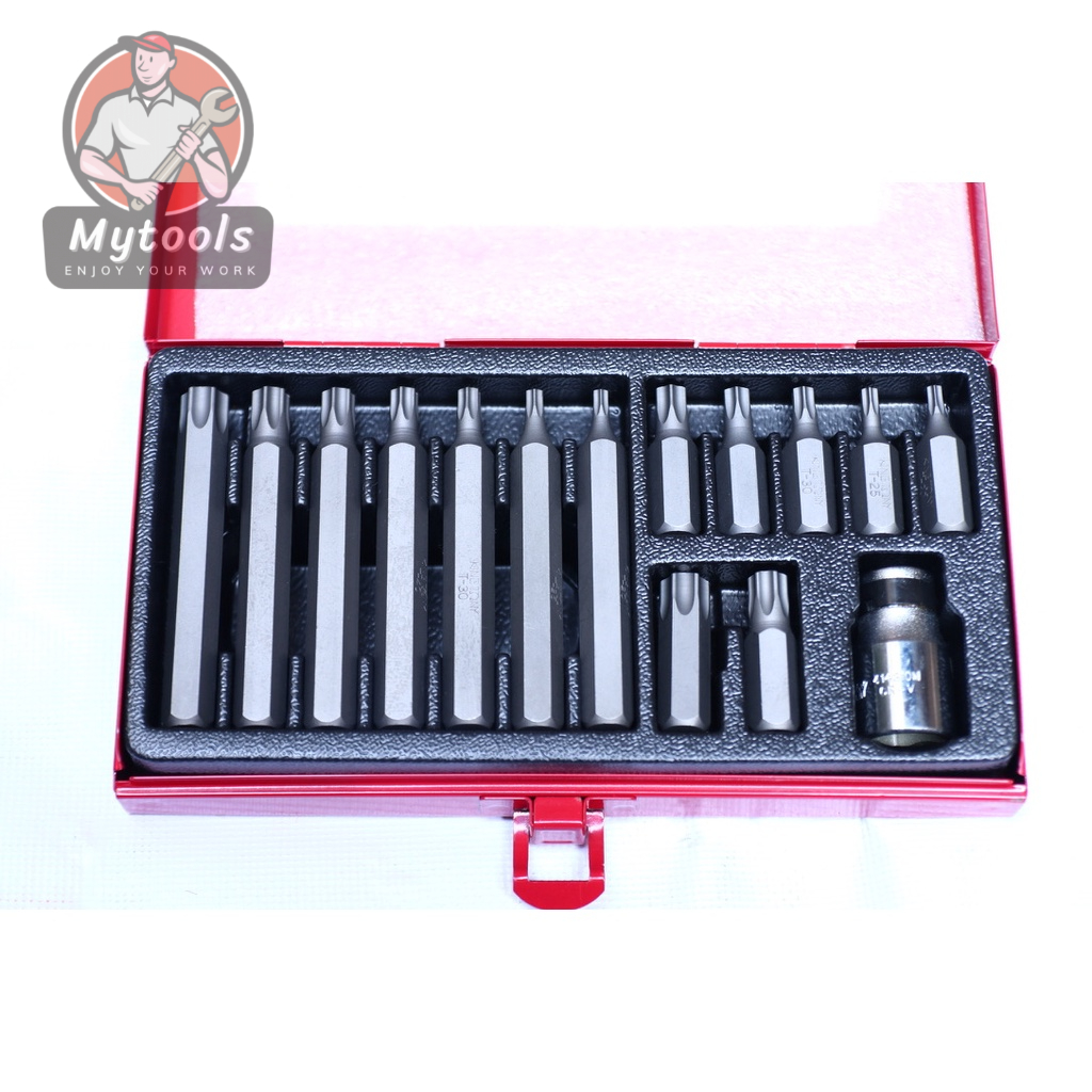 Bộ mũi vít đóng chân 8ly đầu lục giác - đầu bông Kingtony