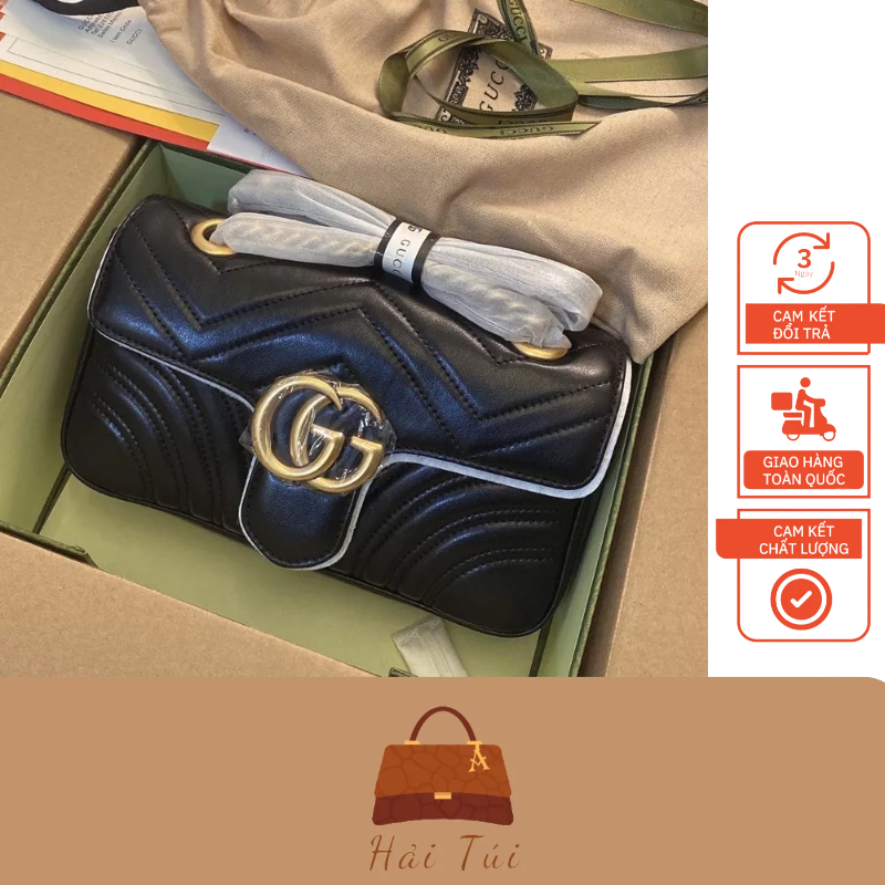 Túi xách nữ Gu xì Size 22cm hàng chuẩn VIP 2 box