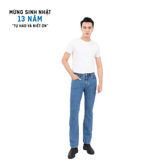 Quần Jeans Nam Genviet Chất Bò Mềm Cao Cấp Thoải Mái Xuông Đứng D1109J1415