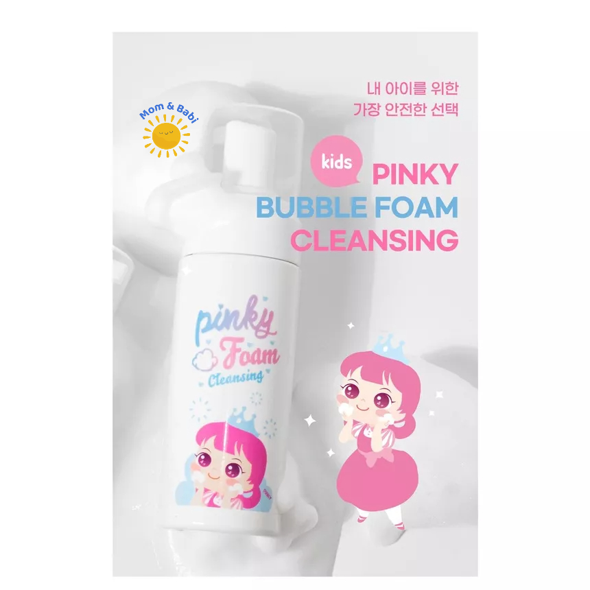 Sữa Rửa Mặt PINKY Hàn Quốc Làm Sạch Dịu Nhẹ Cho Bé Từ 2T
