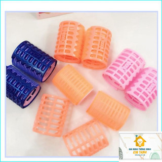 Combo 2 lô quấn tóc lô dính tóc quấn xoăn không dùng nhiệt