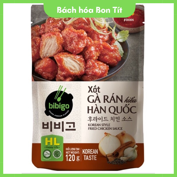 Xốt Gà Rán Hàn Quốc Bibigo 120g (CJ Food)