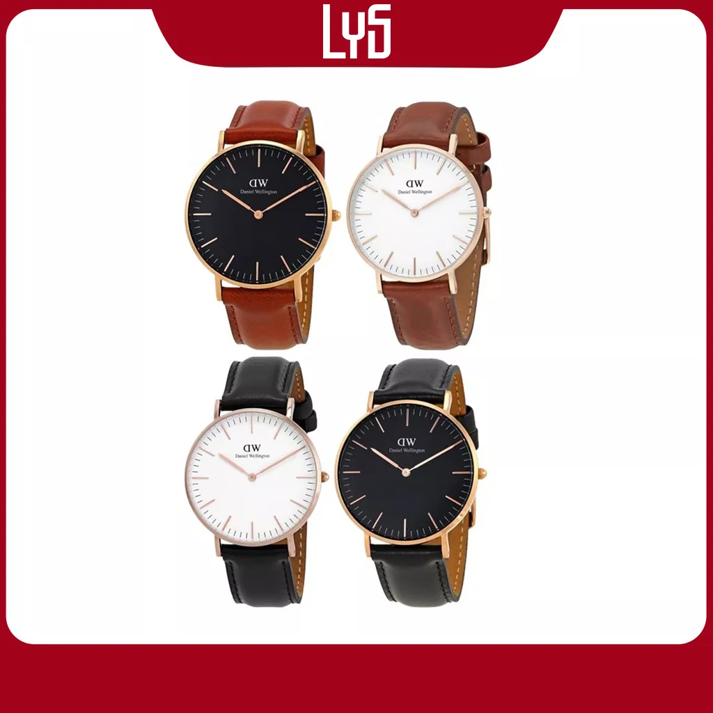 Đồng hồ nam nữ Daniel Wellington Classic DW dây da ITALIA 36mm & 40mm