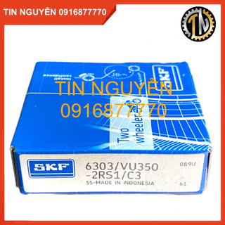 Bạc đạn skf 6303 - 2rs1/c3 chính hãng