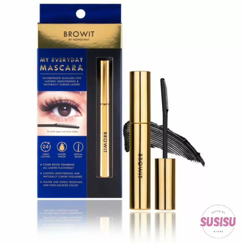 Mascara Chuốt Mi BROWIT BY NONGCHAT - My Everyday Mascara #Endless Night 5.5g