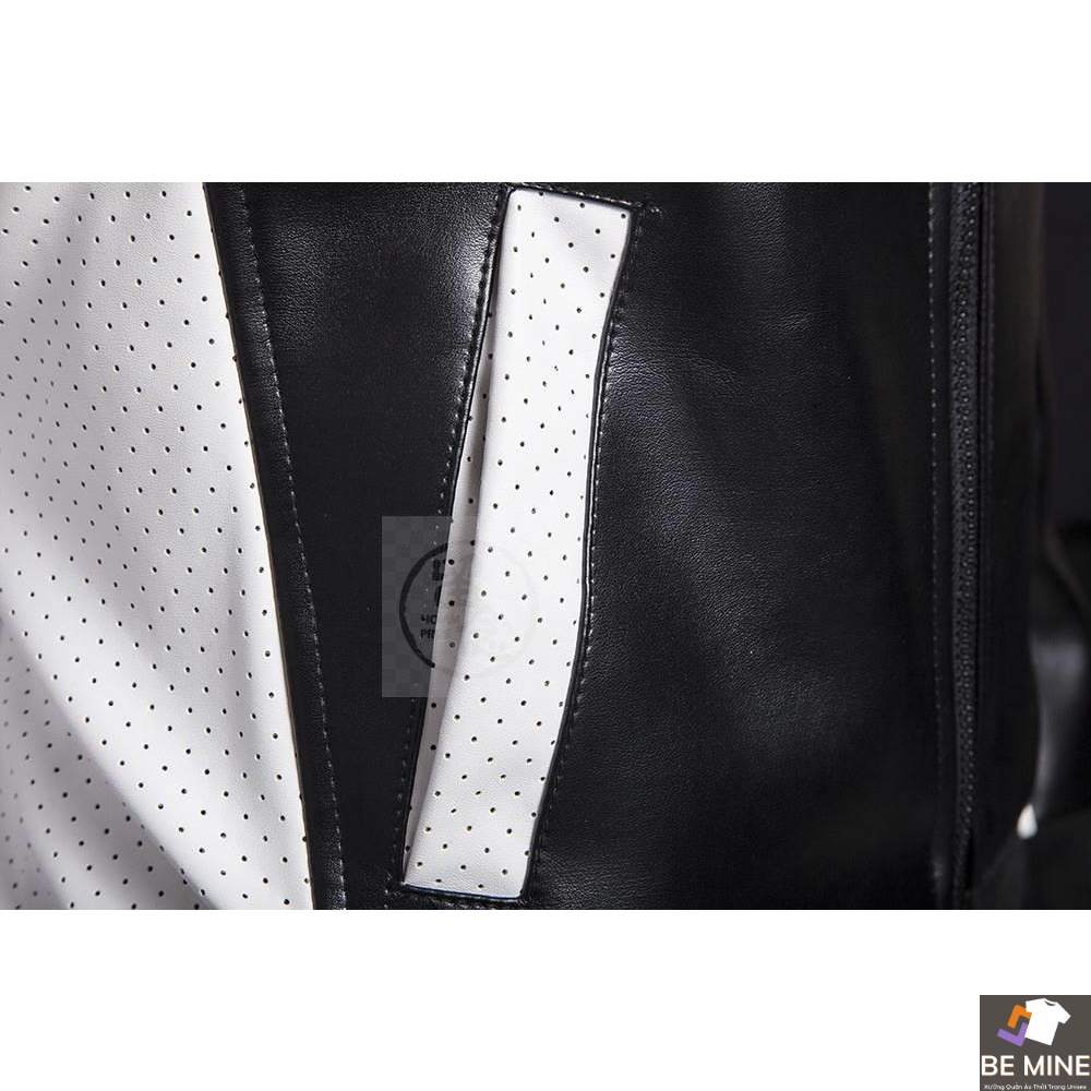 Áo Khoác Nhẹ Nam Kiêm Chống Nắng Phối Màu Đen Trắng BEMIE MEN JK 022