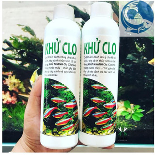 Thuysinh az - khử clo || dung dịch khử nhanh clo nước máy - khử clo nước mới cho hồ cá cảnh, thủy sinh