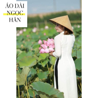 áo dài trắng học sinh lụa mỹ