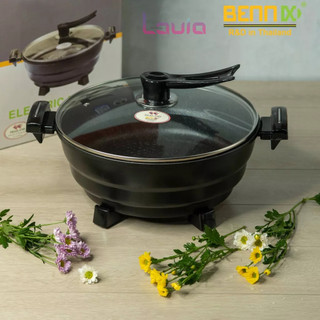 Chảo lẩu Nồi lẩu điện đa năng tích hợp nấu Lẩu các loại , hấp, chiên, rán, xào, luộc, hầm, bếp lẩu công suất lớn Bennix