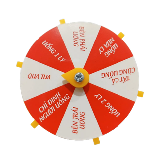 Vòng Quay Ăn Nhậu Trò Chơi Uống Rượu, Uống Bia Mini Bỏ Túi