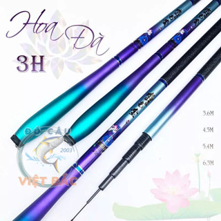 Cần câu tay Hoa Đà độ cứng 3H siêu nhẹ chuyên câu đơn câu đài Đồ Câu Việt Bắc