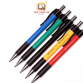 Bút chì bấm grip matic faber castell 0.5mm - văn phòng phẩm thu thảo