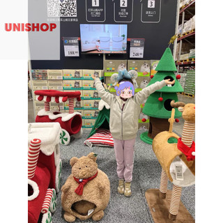 [HÀNG CHÍNH HÃNG UNI] Áo nỉ lót lông cừu kid