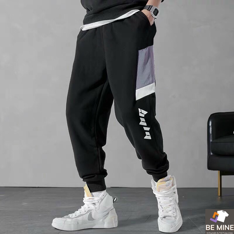 Quần Dài Nam Nữ Unisex Chất Vải Thun Dọc Tím Mula MQU076