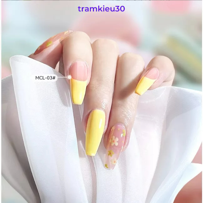 Sơn Gel AS Chai Xanh Mã MCL CAO CẤP Mới 2023 |pastel