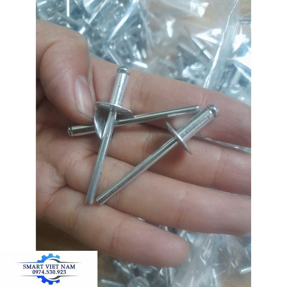 Đinh rút nhôm,đinh rút thùng xe tải,combo 100 chiếc