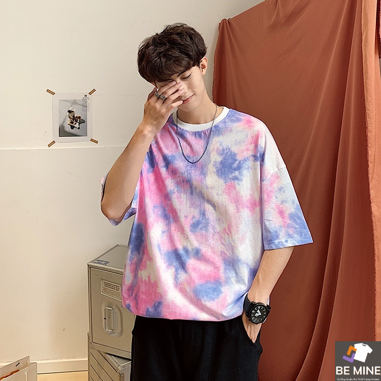 Áo Thun Cổ Tròn Tshirt Nữ Nam Unisex Chất Vải Thun Cotton Loang Trơn WAT465