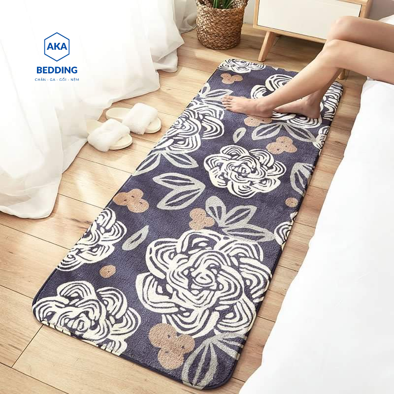 Thảm Chân Giường Lông Cừu 50 x 120cm, siêu mềm mượt, dùng phòng ngủ, phòng khách