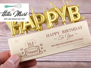 Nến happy birthday