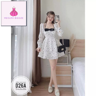 ĐẦM XẾP TẦNG BIGSIZE HOA NHÍ NƠ CHẤT XỐP SANG CHẢNH