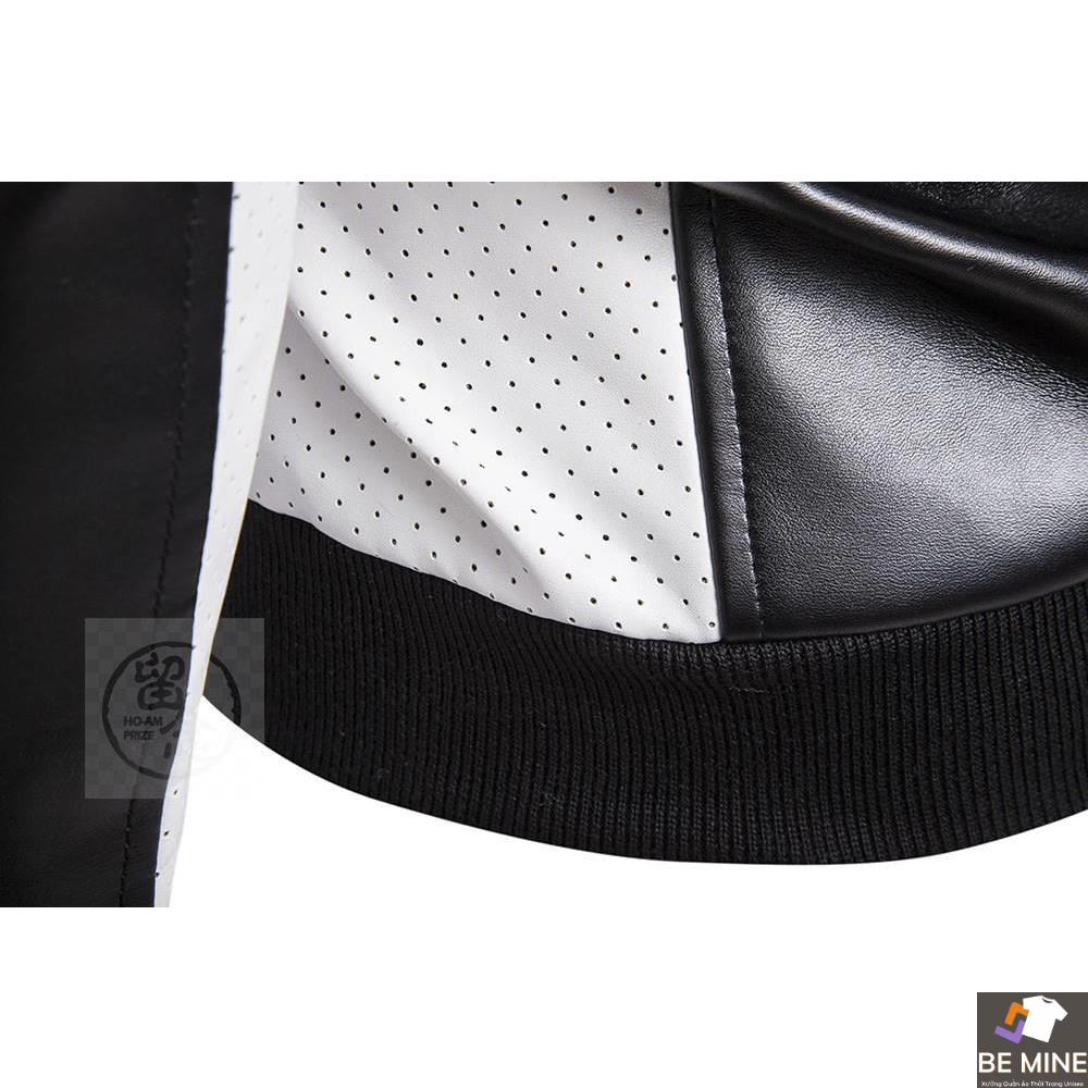 Áo Khoác Nhẹ Nam Kiêm Chống Nắng Phối Màu Đen Trắng BEMIE MEN JK 022